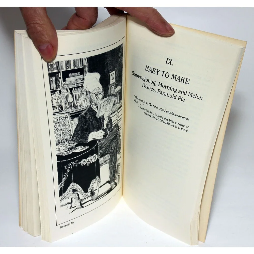 FREUD'S OWN COOKBOOK by J. Hillman & C. Boer Harper 1985 1st TPB Jeff Fisher Art